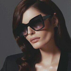 DITA Oversized Black Sunglasses